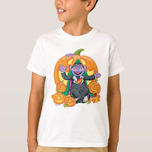 Count von Count | Halloween Pumpkins T-shirt (Voorkant)