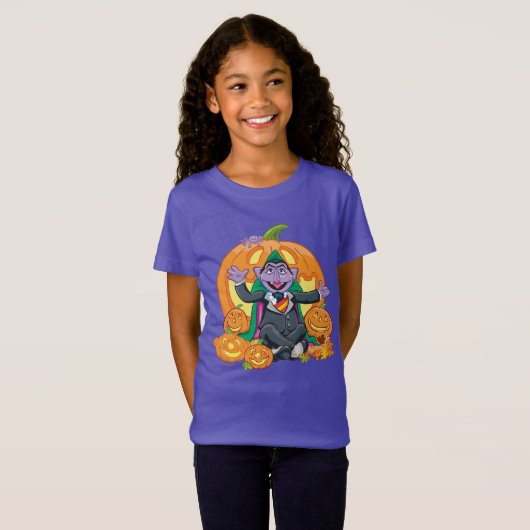 Count von Count | Halloween Pumpkins T-shirt (Voorkant volledig)