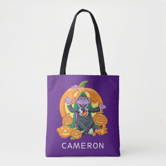Count von Count | Halloween Pumpkins Tote Bag (Voorkant)