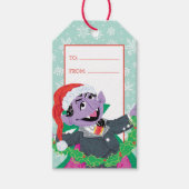 Count von Count Holiday Scribble Cadeaulabel (Voorkant)