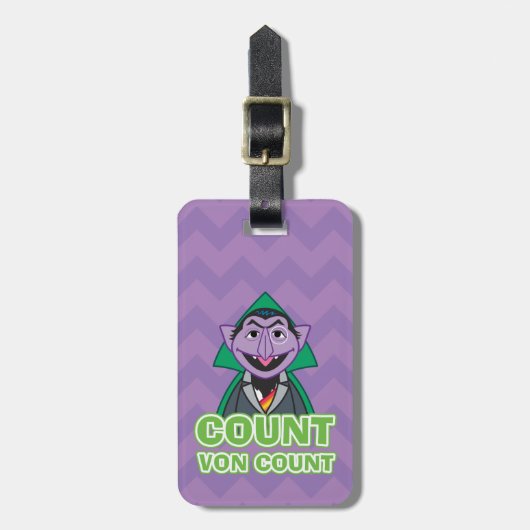 Count von Count Klassieke stijl 2 Bagagelabel (Voorkant verticaal)