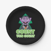 Count von Count Klassieke stijl 2 Papieren Bordje (Voorkant)