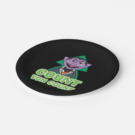 Count von Count Klassieke stijl 2 Papieren Bordje (Gekanteld)