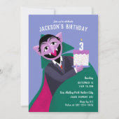 Count von Count Nummer Taart Verjaardagsfeest Kaart (Voorkant)