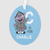 Count von Count | Persoonlijke naam met foto Ornament (voorkant)