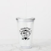 Count von Count Schaats Logo - Countin' 24/7 Acryl Drinkbeker (Voorkant)