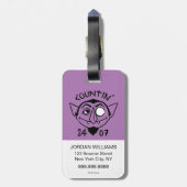 Count von Count Schaats Logo - Countin' 24/7 Bagagelabel (Achterkant verticaal)