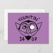 Count von Count Schaats Logo - Countin' 24/7 Briefkaart (Voorkant / Achterkant)