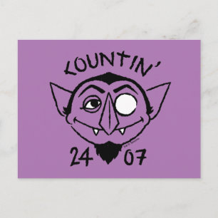 Count von Count Schaats Logo - Countin' 24/7 Briefkaart
