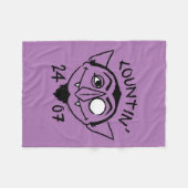 Count von Count Schaats Logo - Countin' 24/7 Fleece Deken (Voorkant (Horizontaal))