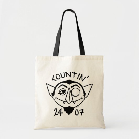 Count von Count Schaats Logo - Countin' 24/7 Tote Bag (Voorkant)