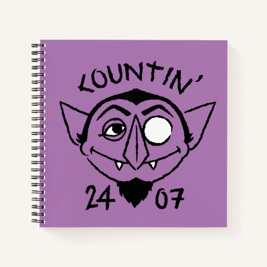 Count von Count Skate Logo - Countin' 24/7 Notitieboek (Voorkant)
