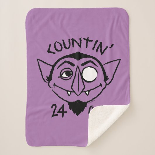 Count von Count Skate Logo - Countin' 24/7 Sherpa Deken (Voorkant)