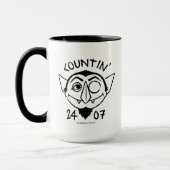 Count von Count Skate Logo - Tellen 24/7 Mok (Links)