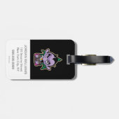 Count von Count Zombie Bagagelabel (Achterkant horizontaal)