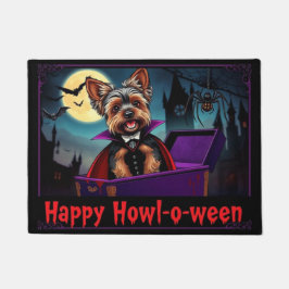 Count Yorkie Happy Howl-o-ween Deurmat