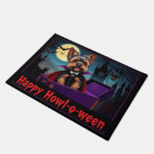 Count Yorkie Happy Howl-o-ween Deurmat (Schuin)