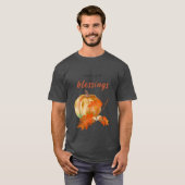 Count Your Blessings and Express Gratitude Happy T T-shirt (Voorkant volledig)
