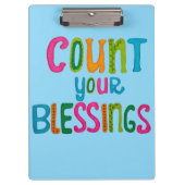 Count your Blessings Klembord (Voorkant)