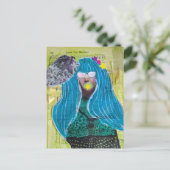 Count Your Blessings Mixed Media Collage Briefkaart (Staand voorkant)
