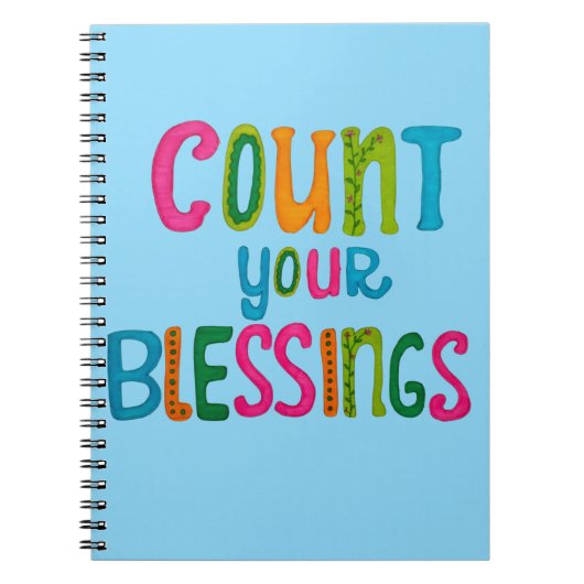 Count your Blessings Notitieboek (Voorkant)
