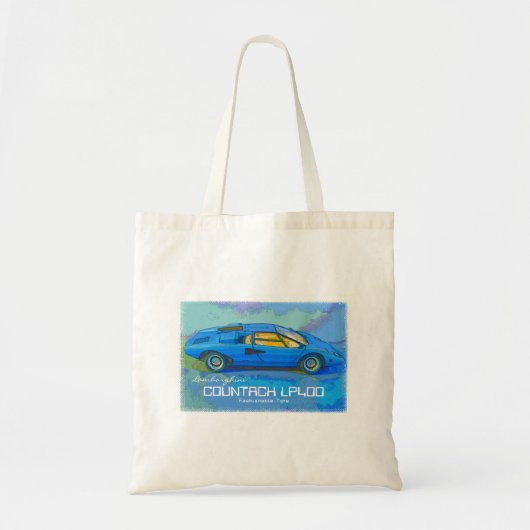 COUNTACH TOTE BAG (Voorkant)