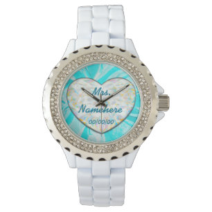 Countdown bruiloft horloge voor bruid! voeg naam t