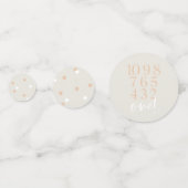 Countdown Feestelijke Confetti (Achterkanten)