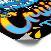 Countdown Is Over It's Cruise Time Men Women Coupl Poster (Hoek)