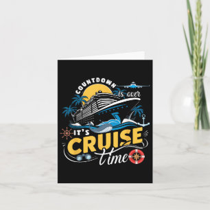 Countdown is over zijn cruise tijd schip boot kaart