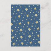 Countdown Space Girl Boeken voor Baby Informatiekaartje (Achterkant)