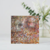 Countenances: Two Faces (door Pavel Filonov) Kaart (Staand voorkant)