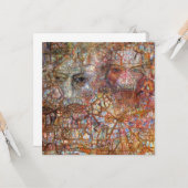 Countenances: Two Faces (door Pavel Filonov) Kaart (Voorkant / Achterkant in situ)