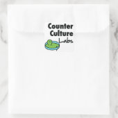 Counter Culture Labs vierkant logo Vierkante Sticker (Tas)