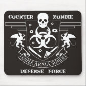 Counter Zombie Defense Force Muismat (Voorkant)
