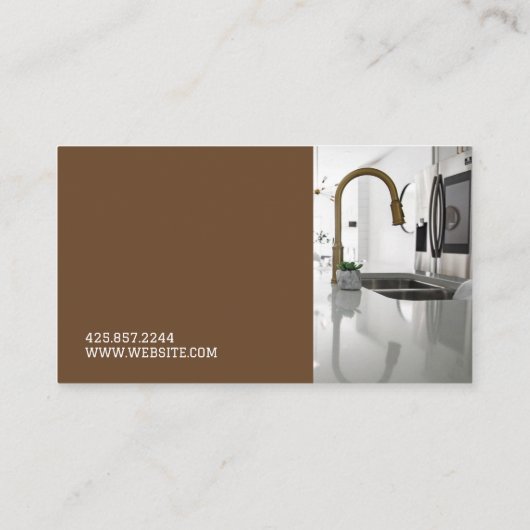 Countertops Kitchen Remodeling Visitekaartje (Achterkant)