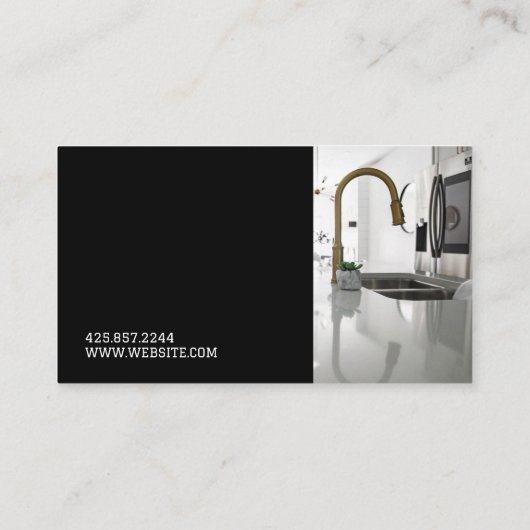 Countertops Kitchen Remodeling Visitekaartje (Achterkant)