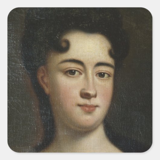 Countess Cosel Vierkante Sticker (Voorkant)
