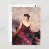 Countess de Rasty Seated door Giovanni Boldini Briefkaart (Voorkant / Achterkant)