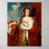 Countess Effingham - Benjamin West Fine Art Poster (Voorkant)