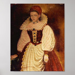Countess Elizabeth Bathory Portret Poster