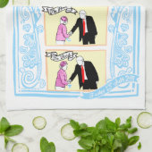 Countess of Airlie's Handshake Souvenir Tea Towel Theedoek (Gevouwen)