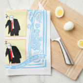 Countess of Airlie's Handshake Souvenir Tea Towel Theedoek (Quarter Fold)