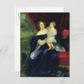 Countess Olga Ivanovna Orlov met haar dochter Briefkaart (Voorkant / Achterkant)