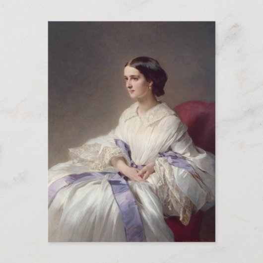 Countess Olga Shuvalova, 1858 Briefkaart (Voorkant)