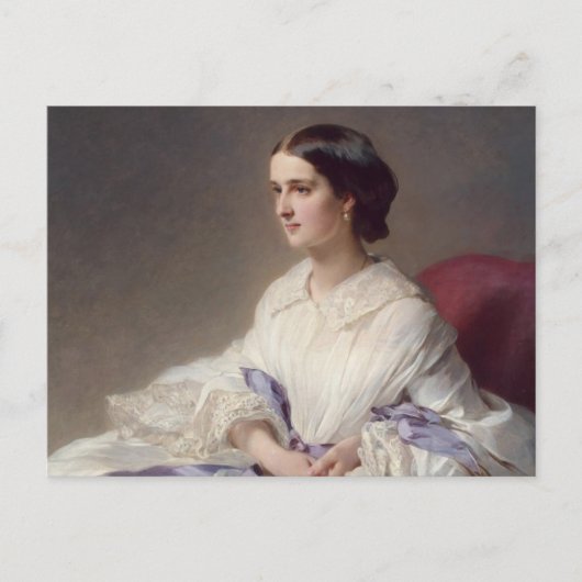 Countess Olga Shuvalova, 1858 Briefkaart (Voorkant)