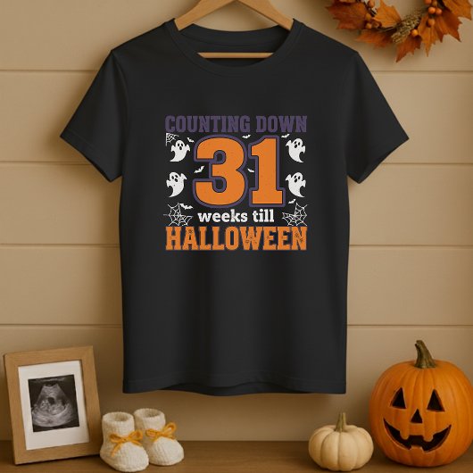 Counting Down Till Halloween Maternity T-shirt