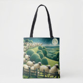 Counting Sheep Tote Bag (Voorkant)