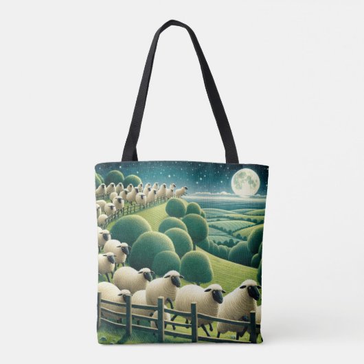 Counting Sheep Tote Bag (Achterkant)