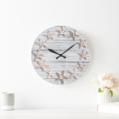 Counting Starfish Faux Driftwood Grote Klok (Huis)